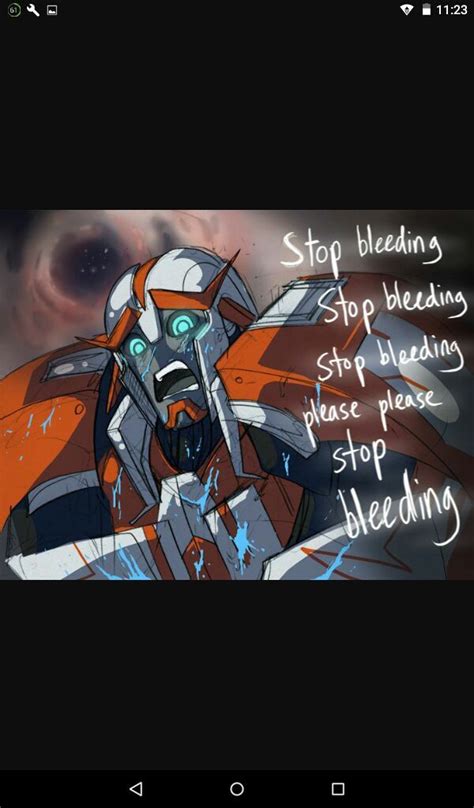 " Bumblebee , take a group of Autobots and man the Ion turrets. . Transformers prime fanfiction human turned into a sparkling